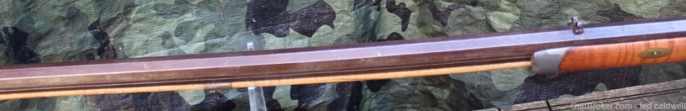 Unmarked .38 caliber halfstock percussion rifle in the PA or Ky Style!-img-9