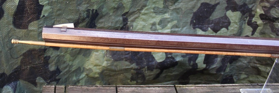 Unmarked .38 caliber halfstock percussion rifle in the PA or Ky Style!-img-8