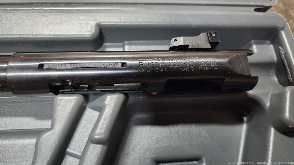 Ruger MK III 22/45 Upper Receiver 5" Bull Barrel With Sights-img-2