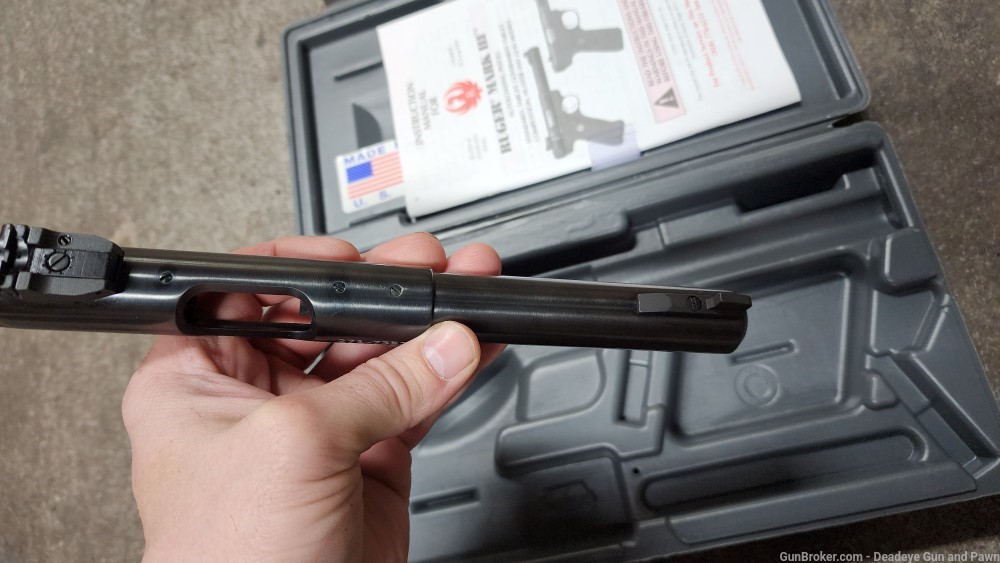 Ruger MK III 22/45 Upper Receiver 5" Bull Barrel With Sights-img-6
