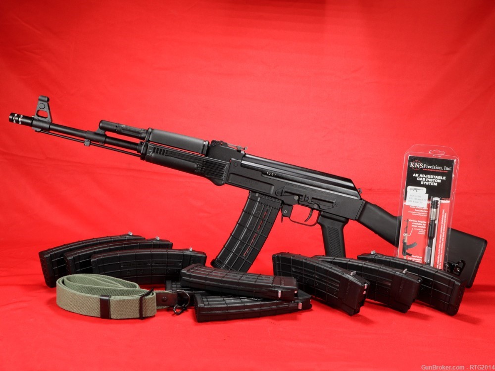 NIB Arsenal SAM5 5.56NATO Milled Receiver AK w/ 10x30rd Mags & KNS Piston-img-0