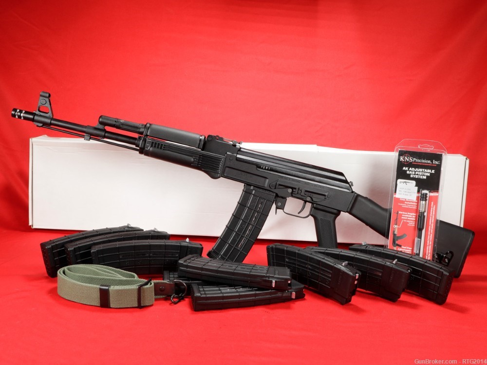 NIB Arsenal SAM5 5.56NATO Milled Receiver AK w/ 10x30rd Mags & KNS Piston-img-1