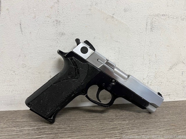 SMITH & WESSON 910 9MM TWO TONE RARE 15+1 ROUNDS DOUBLE ACTION-img-6
