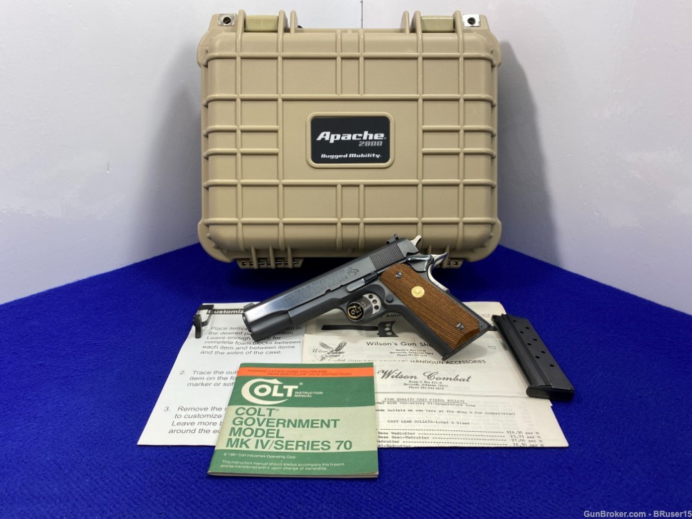 1978 Colt Government Model MKIV/Series 70 *FEATURES WILSON COMBAT UPGRADES*-img-43