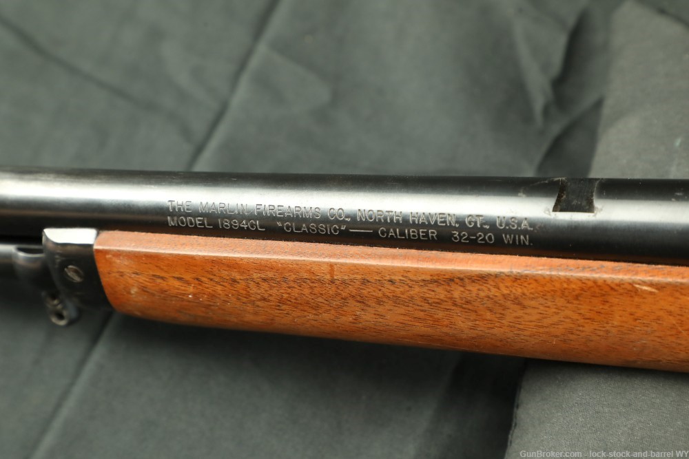 Marlin Firearms Co. Model 1894CL Classic JM .32-20 Lever Action Rifle 1990-img-27