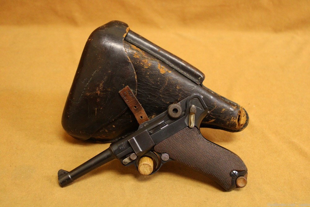 PENNY! DWM Luger SS-Marked w/ Holster (WW1 German)-img-0