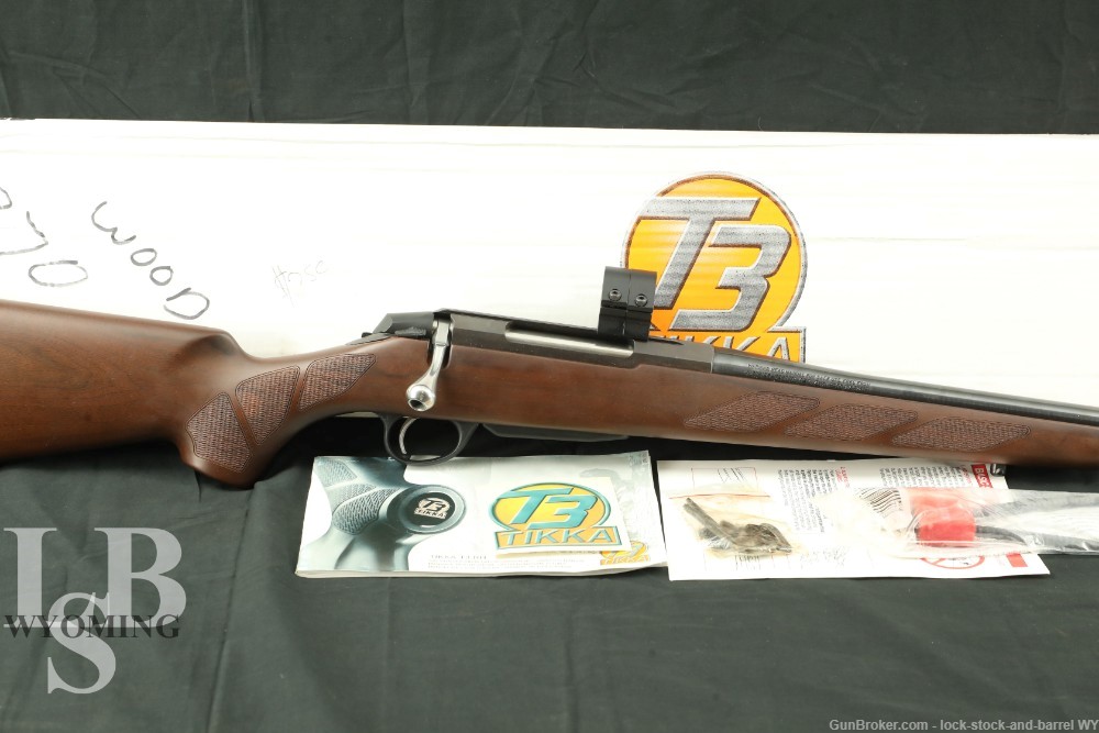 Tikka T3 HUNTER .270 WIN. 22" Bolt Action Hunting Rifle w/ Scope Rings-img-0