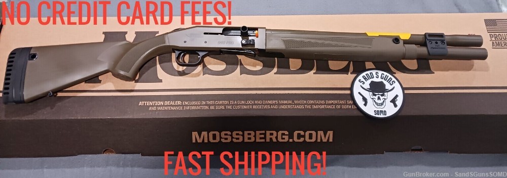 MOSSBERG 940 PRO TACTICAL THUNDER RANCH 12 GAUGE 18.5" TAN NEW-img-0