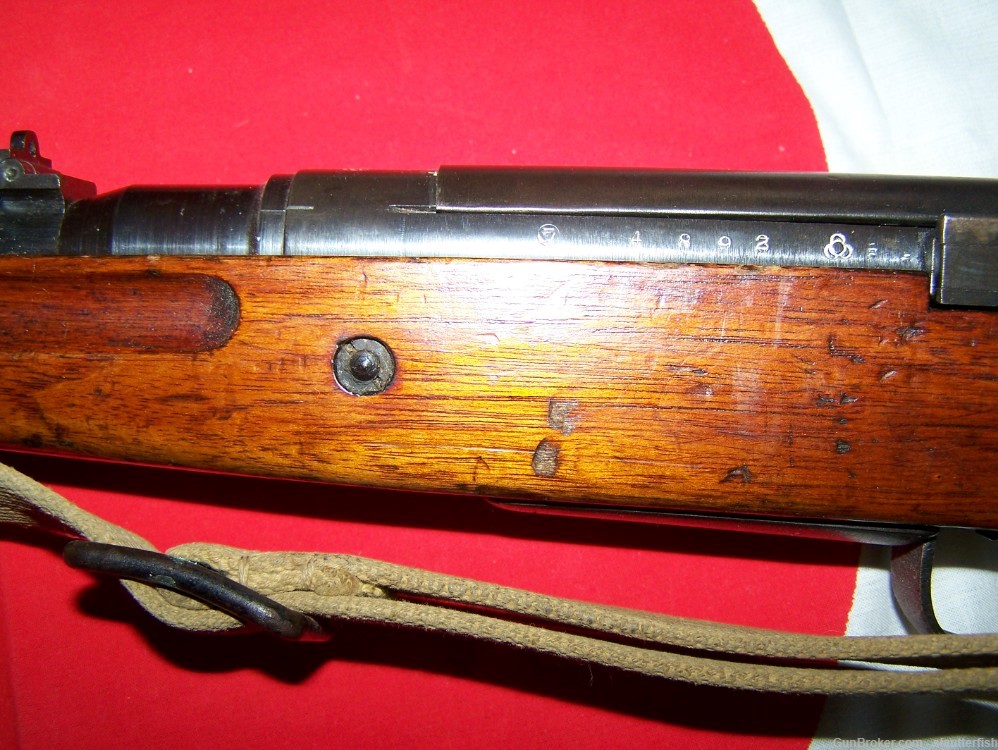 Museum Quality Matching, Mint & Mum Arisaka Type 99 Rifle, Original Sling +-img-4