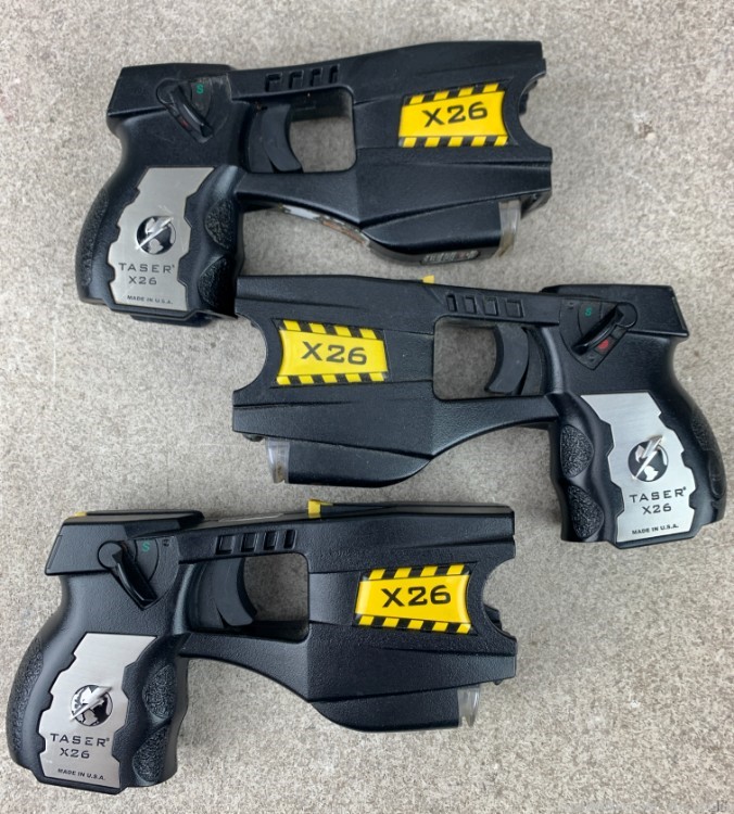 3 Pack Used Taser X26 Black NO Battery Police Trade-In-img-0