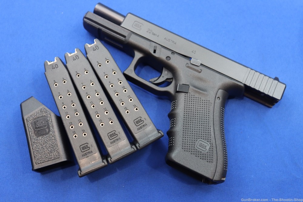 Glock Model G22 GEN4 Pistol Austria 40 S&W 4.5" 15RD Mags 22 GEN 4 40S&W-img-18