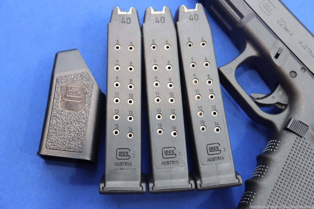 Glock Model G22 GEN4 Pistol Austria 40 S&W 4.5" 15RD Mags 22 GEN 4 40S&W-img-17