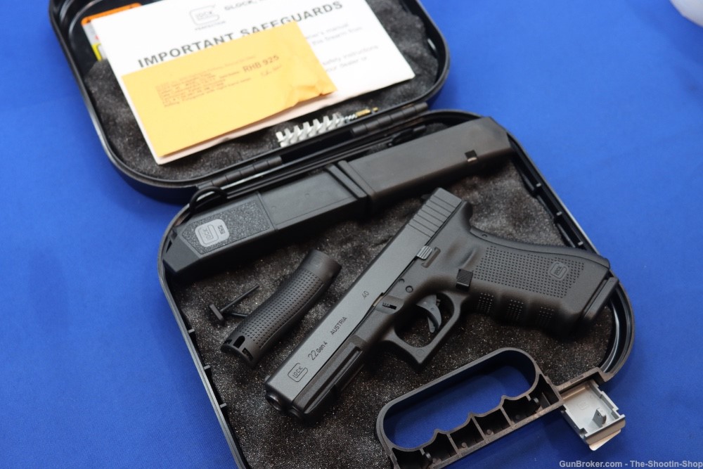Glock Model G22 GEN4 Pistol Austria 40 S&W 4.5" 15RD Mags 22 GEN 4 40S&W-img-0