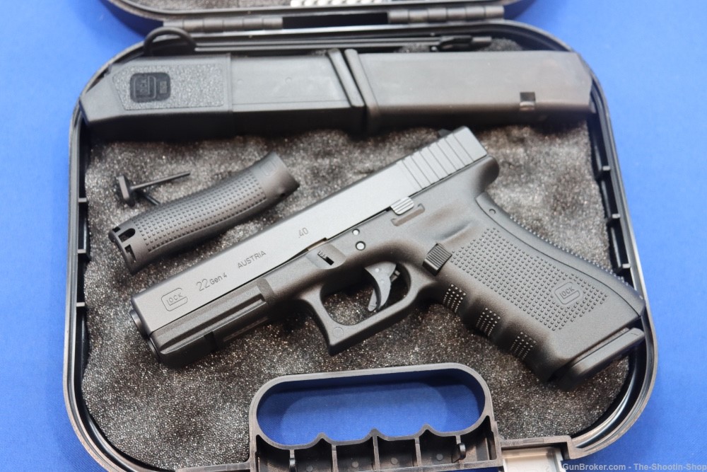 Glock Model G22 GEN4 Pistol Austria 40 S&W 4.5" 15RD Mags 22 GEN 4 40S&W-img-1
