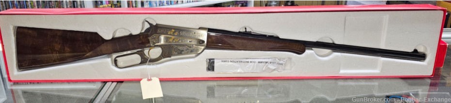 Winchester 1895 .405 H.G High Grade Gold Engraving Lever Action Rifle NIB-img-17