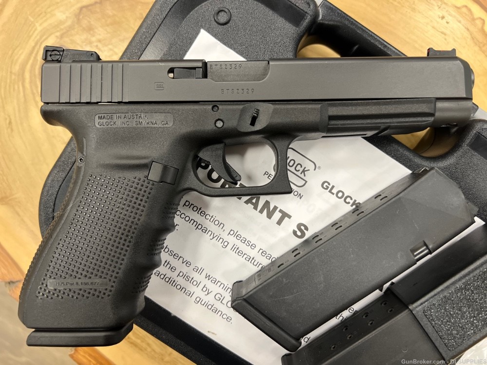 GLOCK (AUSTRIA) G41 GEN4 COMPETITION BLACK UPGRADED SIGHTS 5.31" BBL .45ACP-img-2