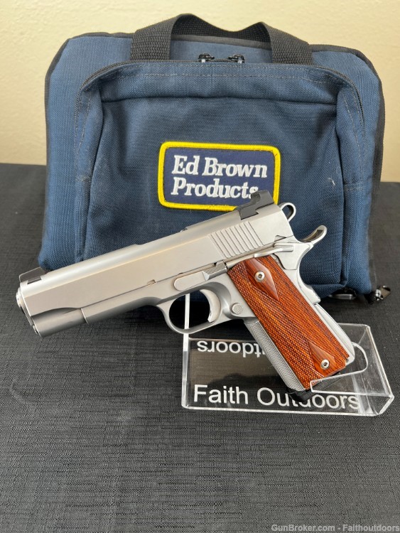 Ed Brown Stainless Executive Carry 1911 45 acp 4.25" barrel-img-9