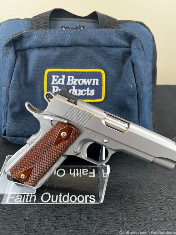 Ed Brown Stainless Executive Carry 1911 45 acp 4.25" barrel-img-1