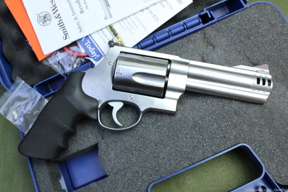 Smith & Wesson 460 VXR Stainless 460 S&W Mag 5" Revolver 163465-img-2