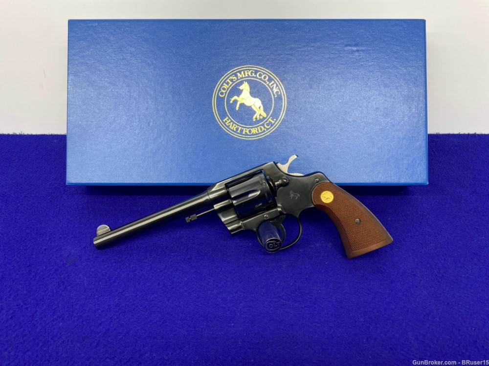 2000 Colt Army Special .38 Spl 6" *NEW JERSEY STATE POLICE COMMEMORATIVE*-img-3