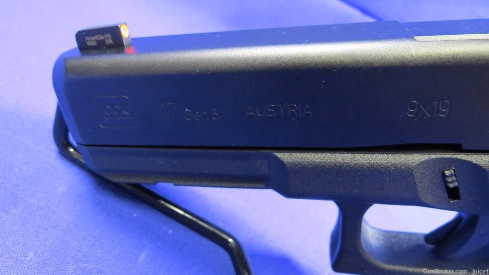 Glock 17 G17 Gen5 9mm Semi-Auto Pistol – AmeriGlo Sights-img-5