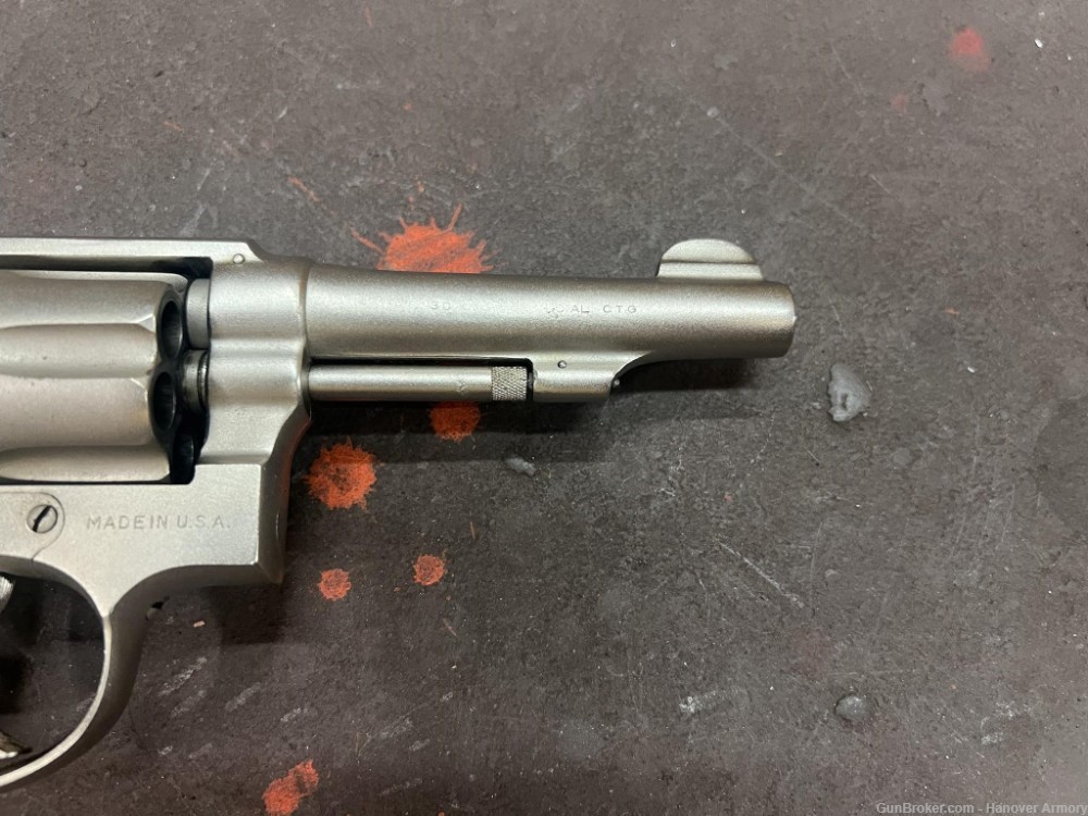 Smith & Wesson pre Model 10 Pinned Barrel Nickel Plated Circa mid 40's .38-img-5