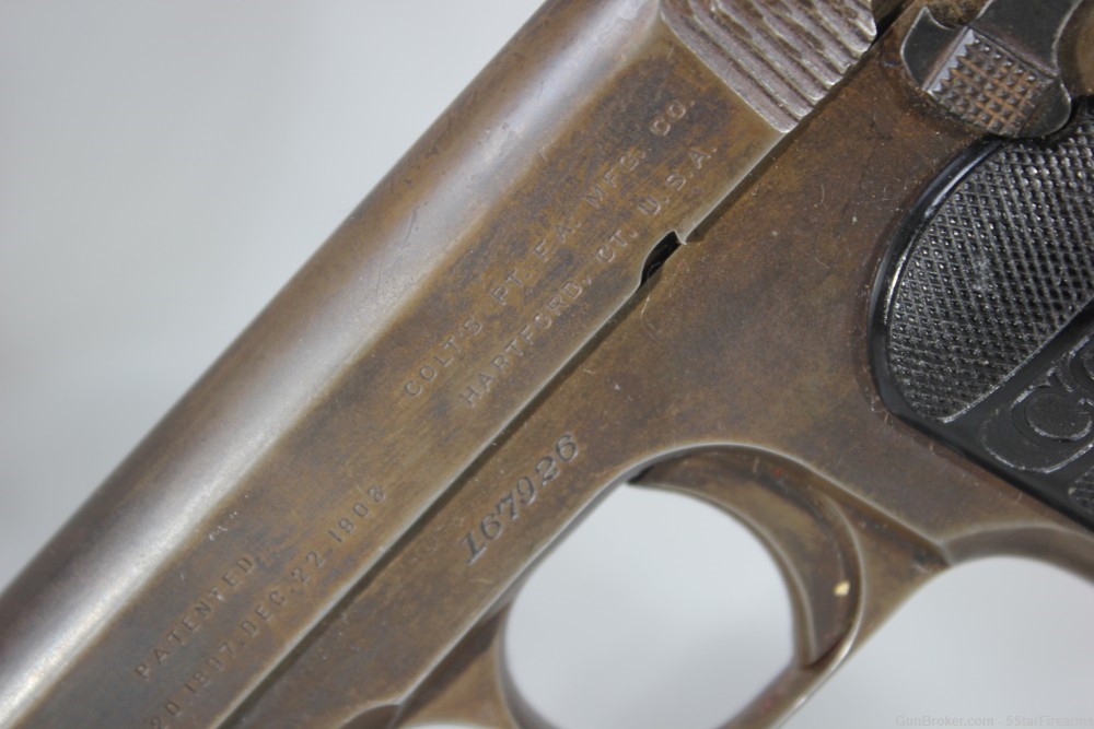 Colt Model 1903 Pocket Hammerless .32 ACP Mfg.1914 NO RESERVE!-img-10