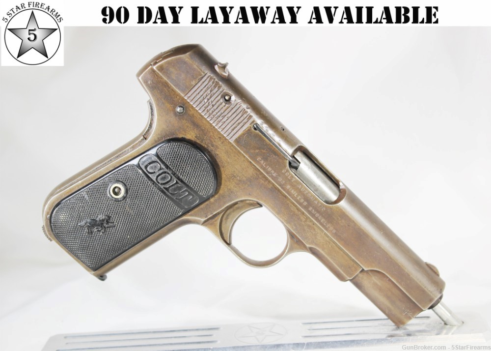 Colt Model 1903 Pocket Hammerless .32 ACP Mfg.1914 NO RESERVE!-img-0