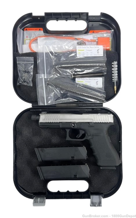Custom Glock 17 Gen 5 9mm 17Rd 5” Threaded Barrel-img-0