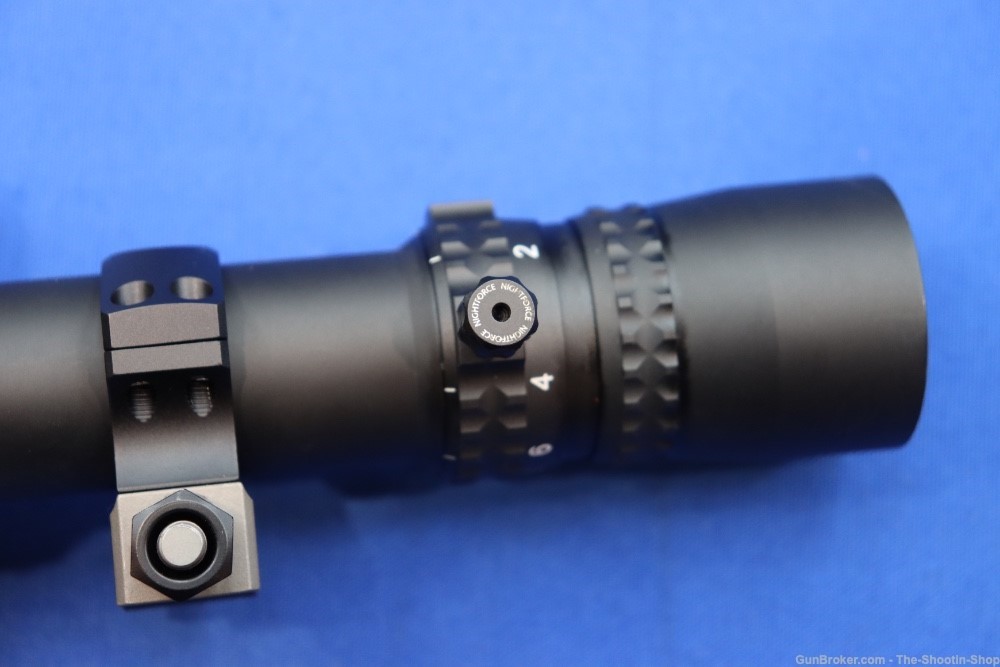 NIGHTFORCE NX8 1-8X24 F1 Riflescope .5 MOA Illuminated Zero Stop Rings LNIB-img-5