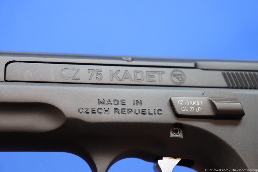 CZ Model 75 KADET Pistol DEDICATED 22LR 4.5" 10RD Mags Steel Frame SA RARE-img-21