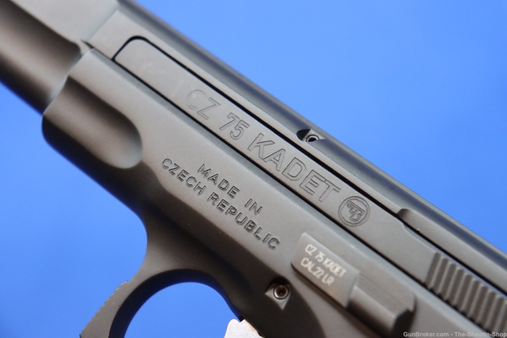 CZ Model 75 KADET Pistol DEDICATED 22LR 4.5" 10RD Mags Steel Frame SA RARE-img-20