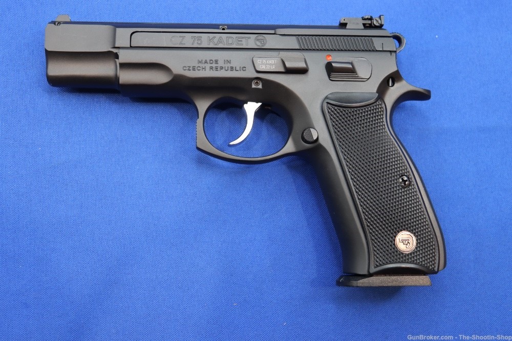 CZ Model 75 KADET Pistol DEDICATED 22LR 4.5" 10RD Mags Steel Frame SA RARE-img-2