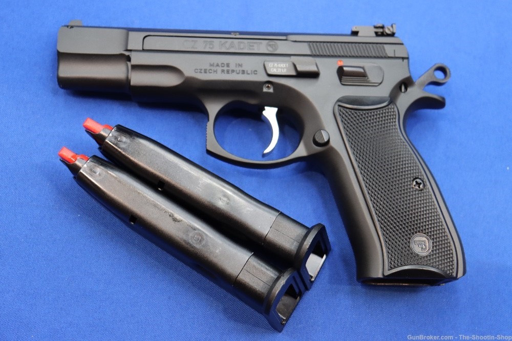CZ Model 75 KADET Pistol DEDICATED 22LR 4.5" 10RD Mags Steel Frame SA RARE-img-28