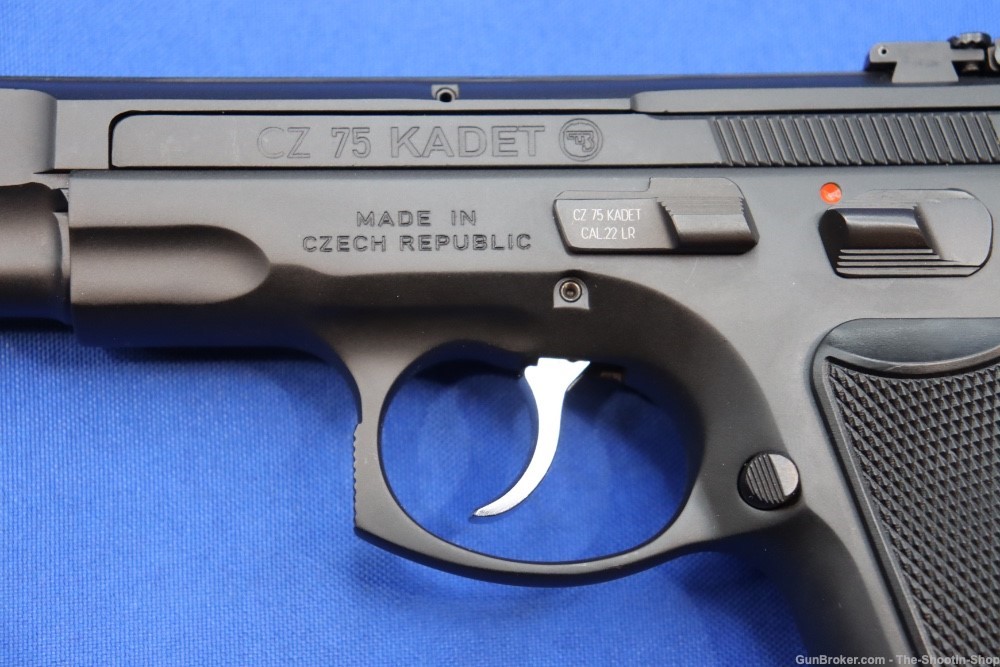 CZ Model 75 KADET Pistol DEDICATED 22LR 4.5" 10RD Mags Steel Frame SA RARE-img-4