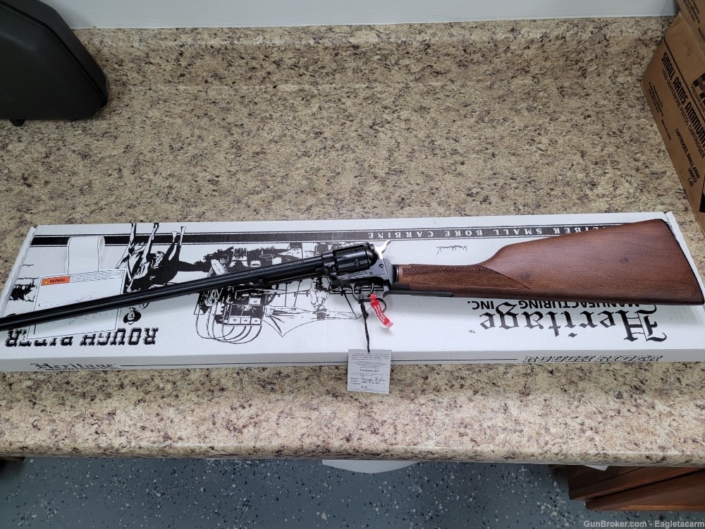 HERITAGE ROUGH RIDER RANCHER 22 LR 16.125'' 6-RD SINGLE ACTION RIFLE-img-0