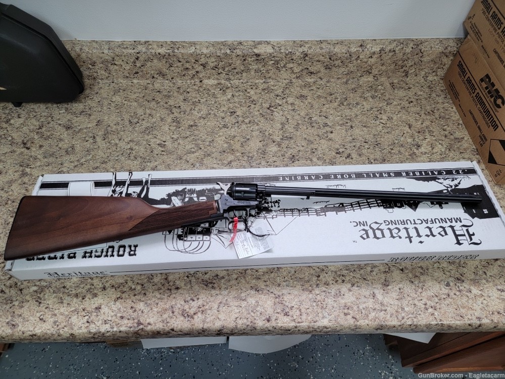 HERITAGE ROUGH RIDER RANCHER 22 LR 16.125'' 6-RD SINGLE ACTION RIFLE-img-1