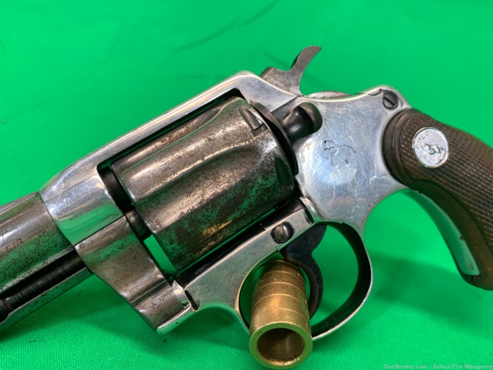 Colt Agent 2nd Model .38 special 2.5” Police Surplus / Trade in Nickel -img-2