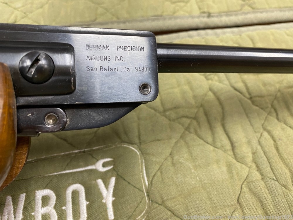 Beeman Weihrauch 177 Cal HW55 Match/Target Air Rifle Peep & Globe Sights-img-10