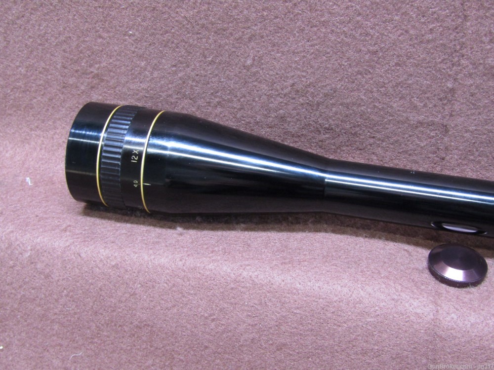 Leupold 12x Fixed Power Golden Rings Rifle Scope Made in 1979-img-9