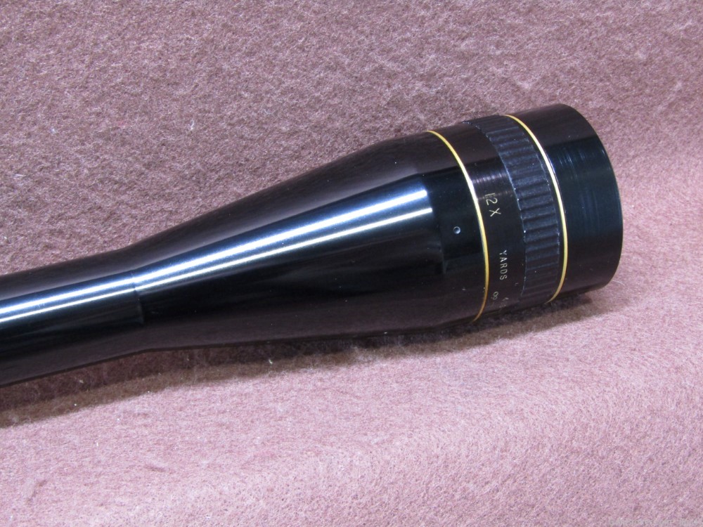 Leupold 12x Fixed Power Golden Rings Rifle Scope Made in 1979-img-12