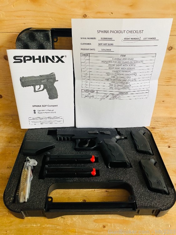Sphinx SDP Compact 9mm by Kriss Import Excellent Cond MFG Switzerland CZ 75-img-1