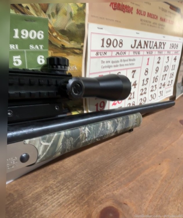 Harrington and Richardson sb2 44 mag with scope Handi rifle -img-2