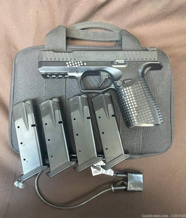 Archon Firearms Gen 1 Type B 9mm Semi-Compact Pistol w/ Case & 4 Mags-img-1