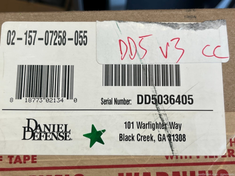 Daniel Defense DD5V3 DD5 V3 CA Compliant 308 16" 02-257-07258-055 LAYAWAY -img-20