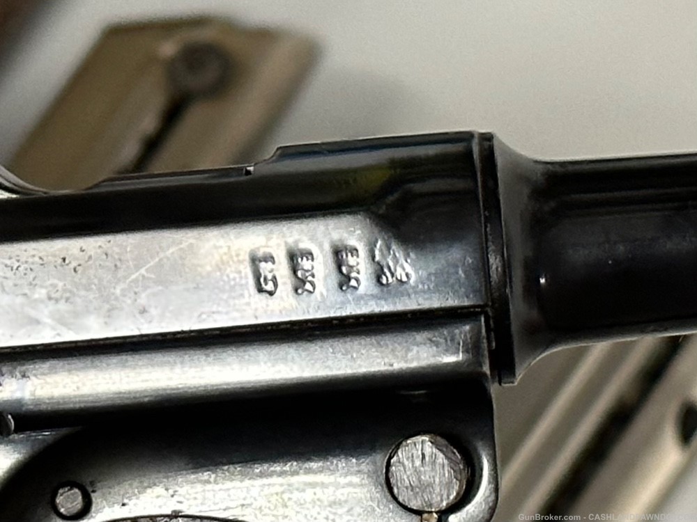 DWM German Luger 9mm pistol + holster & 3 mags-img-9