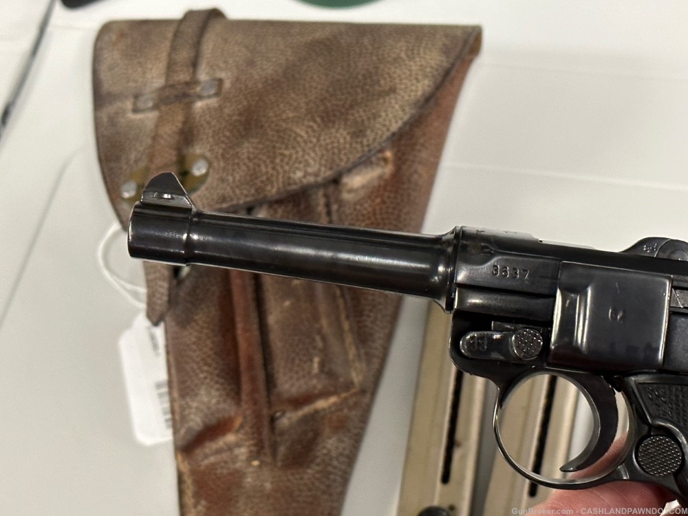 DWM German Luger 9mm pistol + holster & 3 mags-img-14