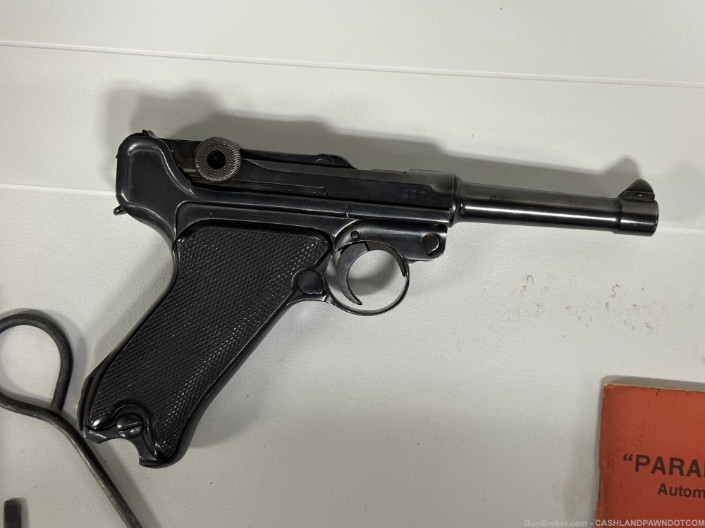 DWM German Luger 9mm pistol + holster & 3 mags-img-2