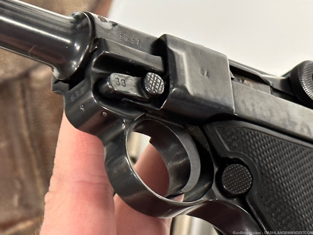 DWM German Luger 9mm pistol + holster & 3 mags-img-11