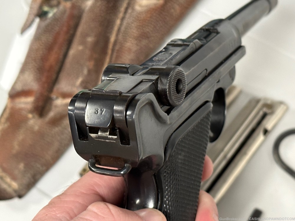 DWM German Luger 9mm pistol + holster & 3 mags-img-8